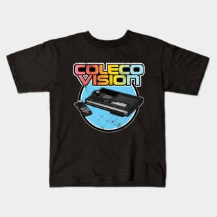 Colecovision Retro Home Gaming System 80's Vintage Distressed Look Kids T-Shirt